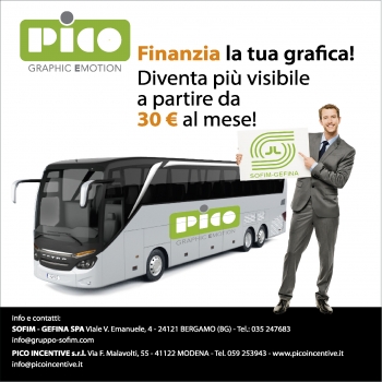 Accordo tra Pico e Sofim Gefina: Finanzia la tua Grafica Bus