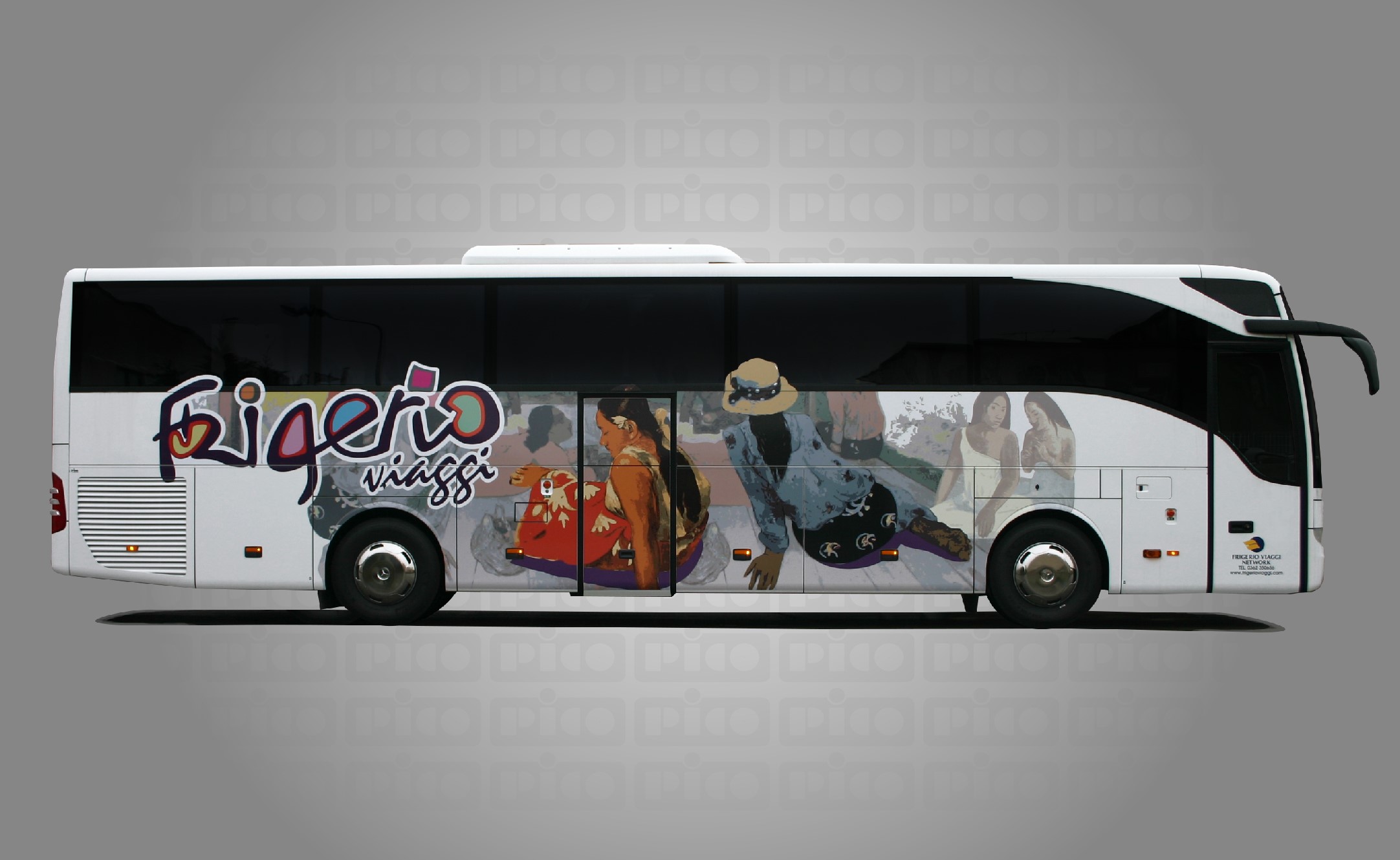 Mercedes Benz bus Tourismo grafica Frigerio Viaggi
