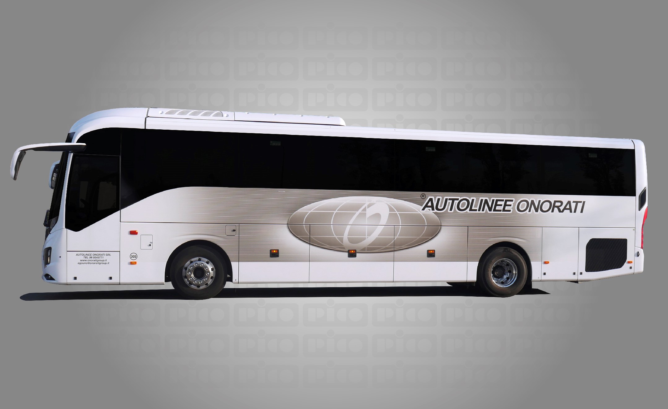 Volvo bus grafica Pico Incentive per Autolinee Onorati